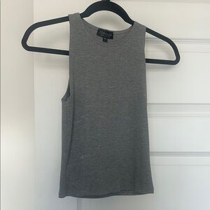 Topshop Charcoal Sleeveless Tank